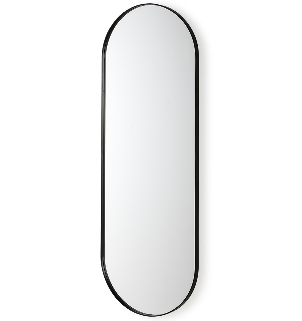 Miroir mural ovale