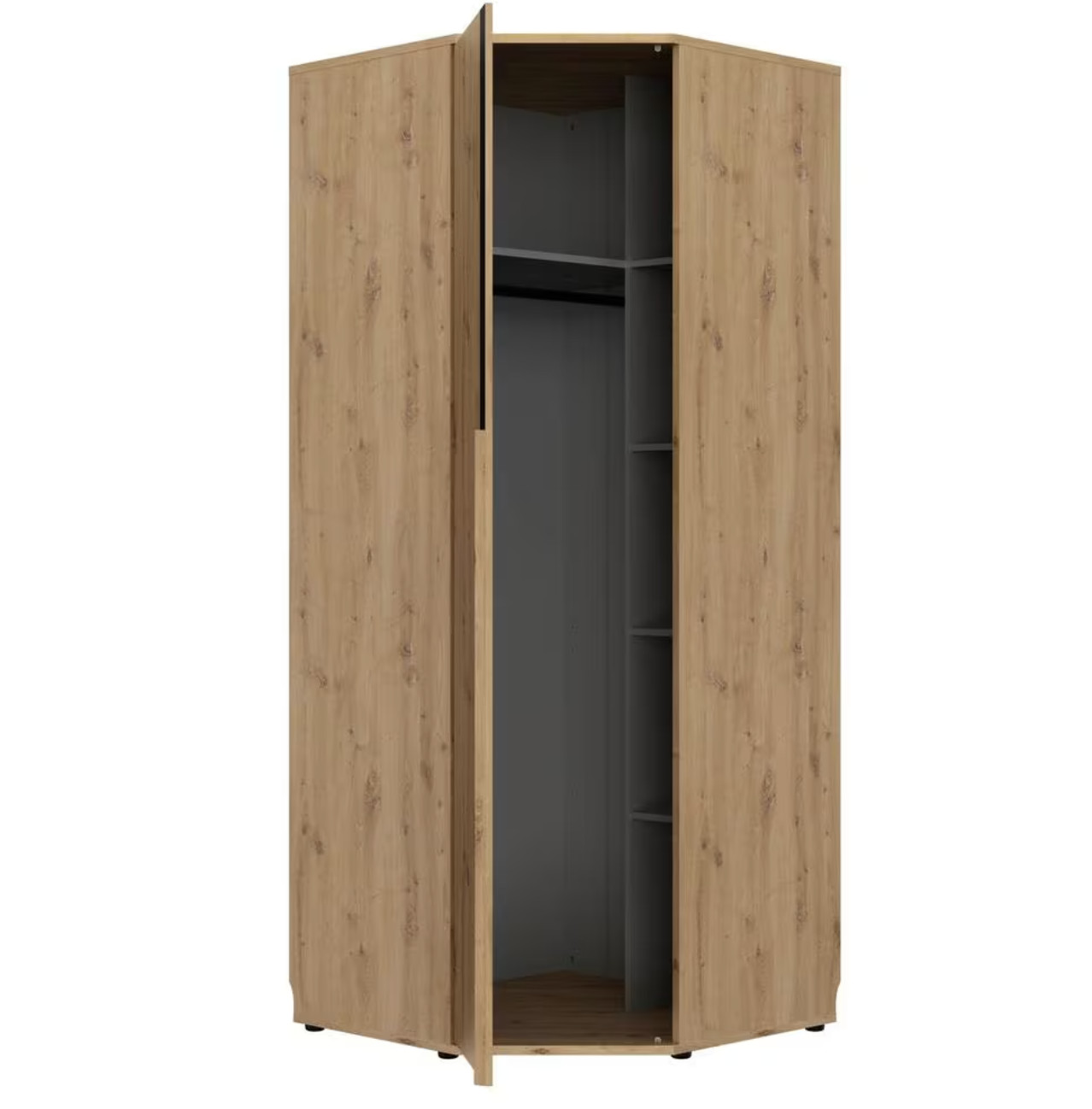 Armoire de chambre d'angle