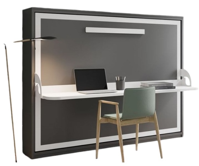 Lit escamotable avec bureau