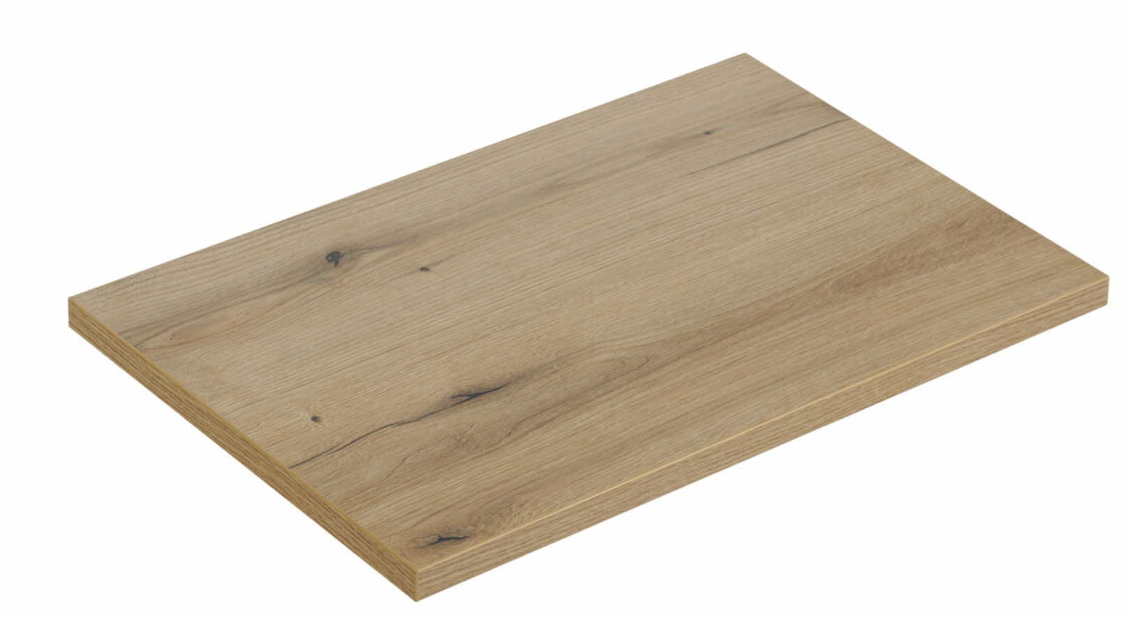 Plan en bois de salle de bain naturel