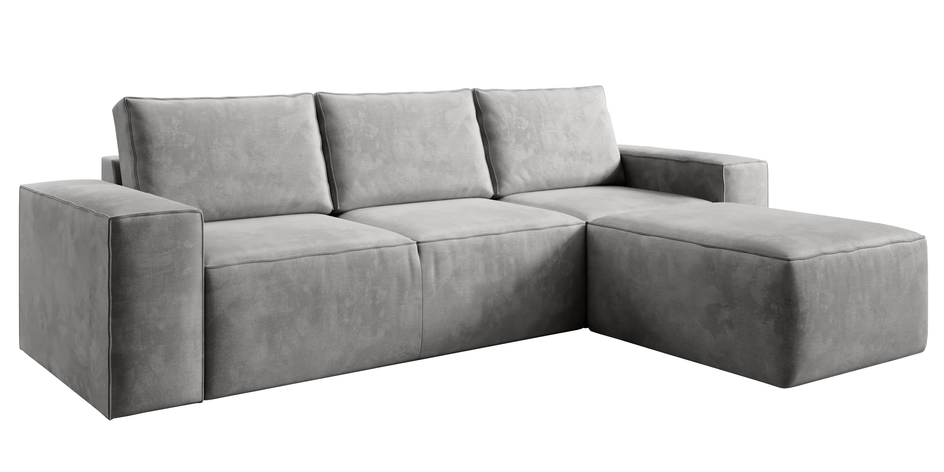 Canapé d'angle convertible droit