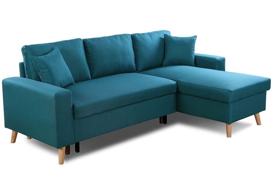 Canapé d'angle convertible réversible 