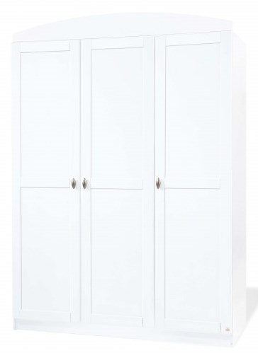 armoire 3 portes blanche