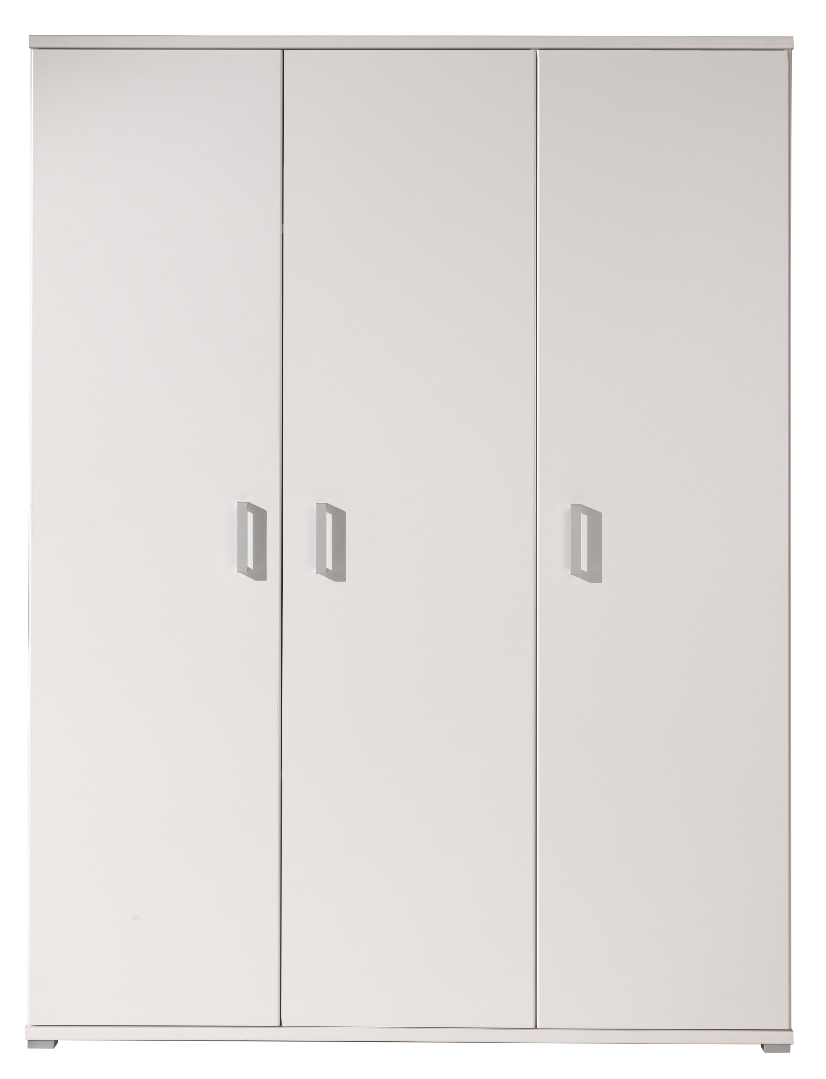 Vipack Armoire 3 portes bois laqué blanc Milani LesTendances.fr