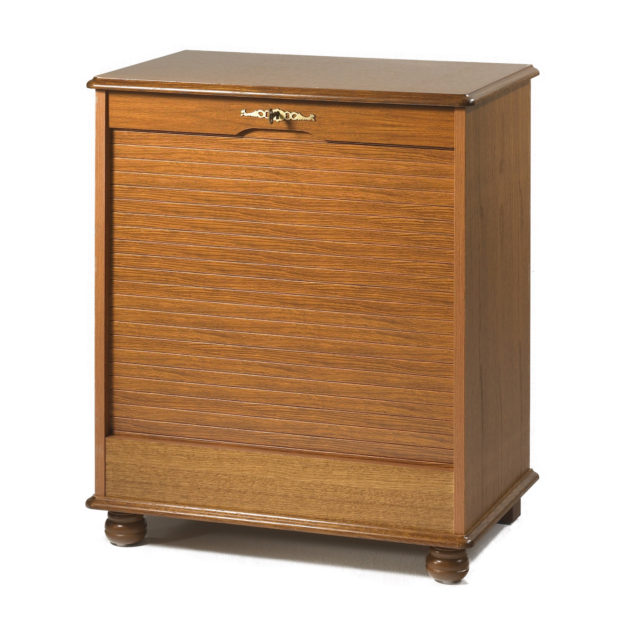 Armoire de bureau à rideau double en bois Metz LesTendances.fr