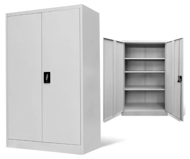 Octane Armoire en métal blanc 2 portes Phil 90 cm LesTendances.fr