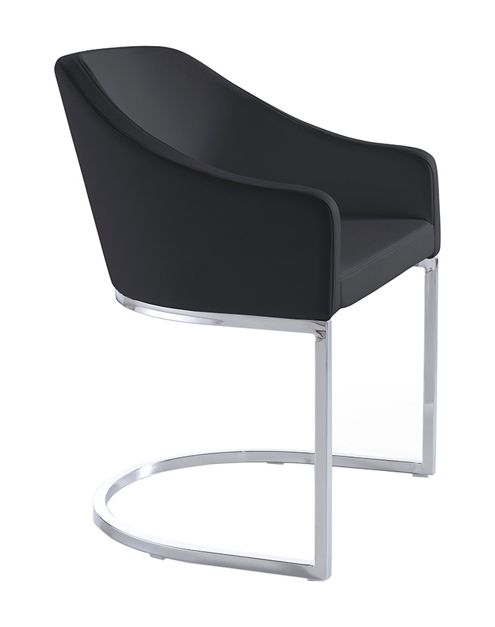 Lot De 2 Chaises Pliantes HAEST – Noir Et Argent – Acier – Pliage Facile – Neuf
