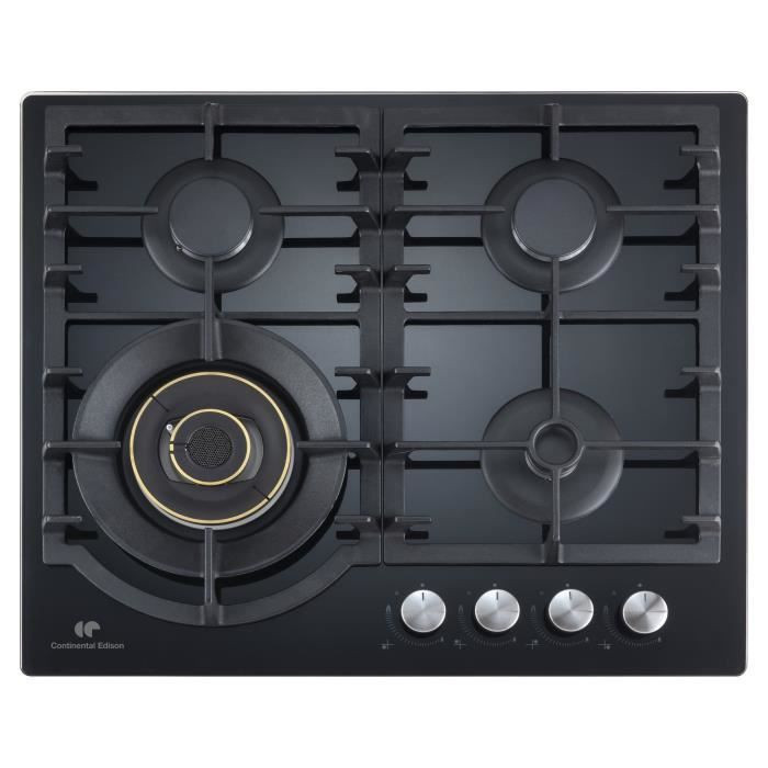 CONTINENTAL EDISON CECTG4BD Table de cuisson gaz 4 foyers L56 x