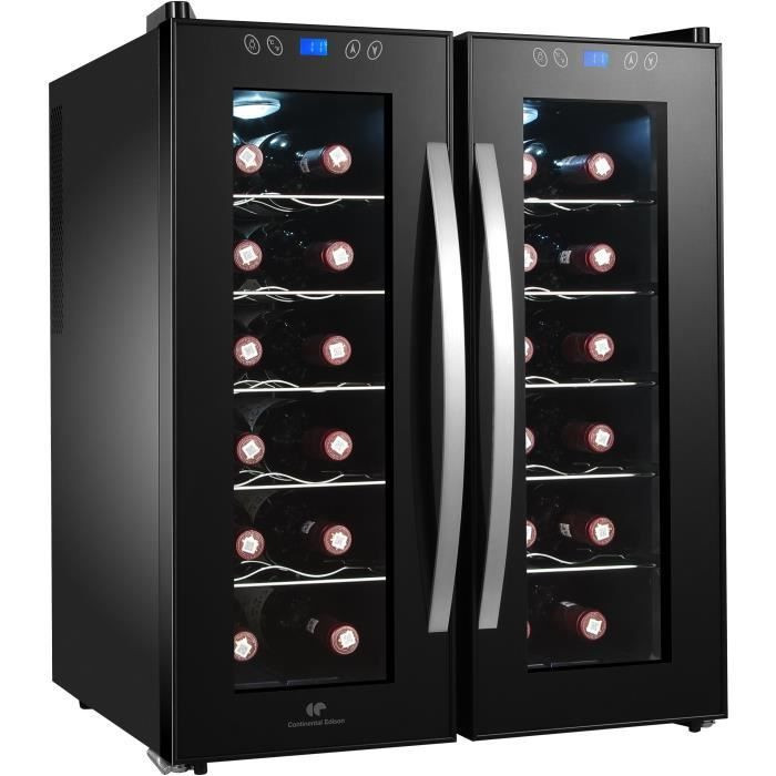 CONTINENTAL EDISON CECWC24Z2 Cave a vin multitempératures 24