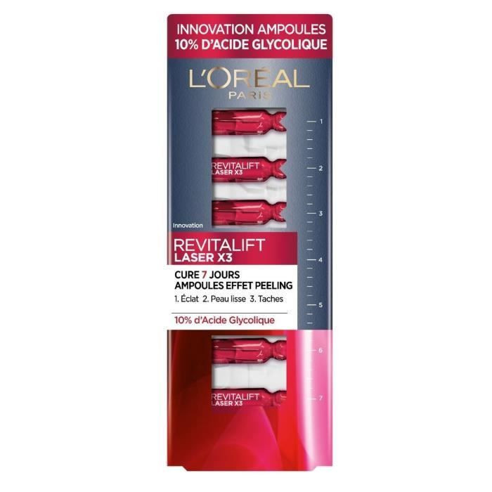 L'OREAL PARIS Revitalift Laser Ampoules Effet Peeling cure 7 Jours 10
