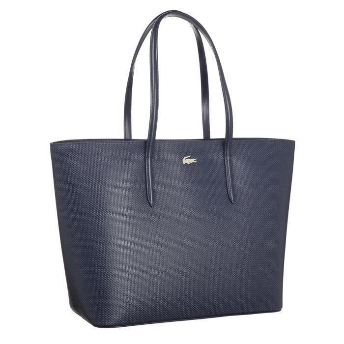 LACOSTE Sac cabas NF2734CE Bleu Femme LesTendances.fr
