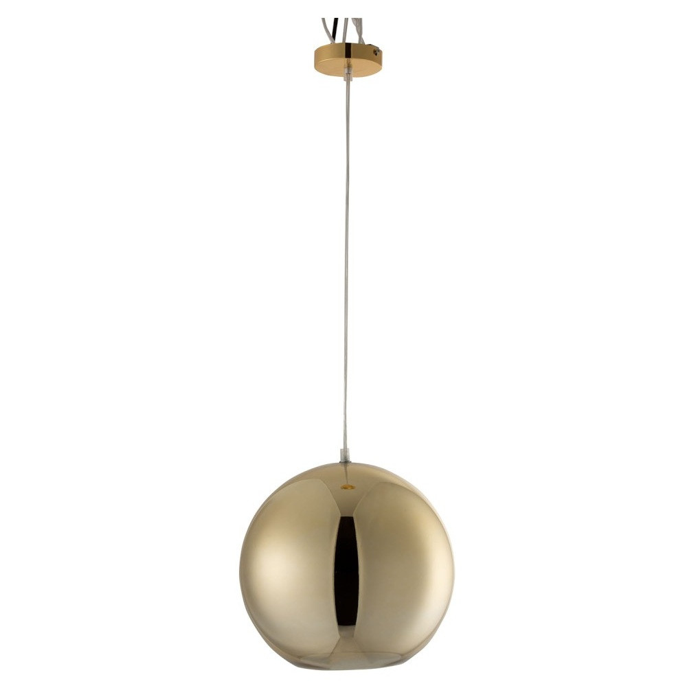 Lampe suspension boule verre doré Narsh LesTendances.fr