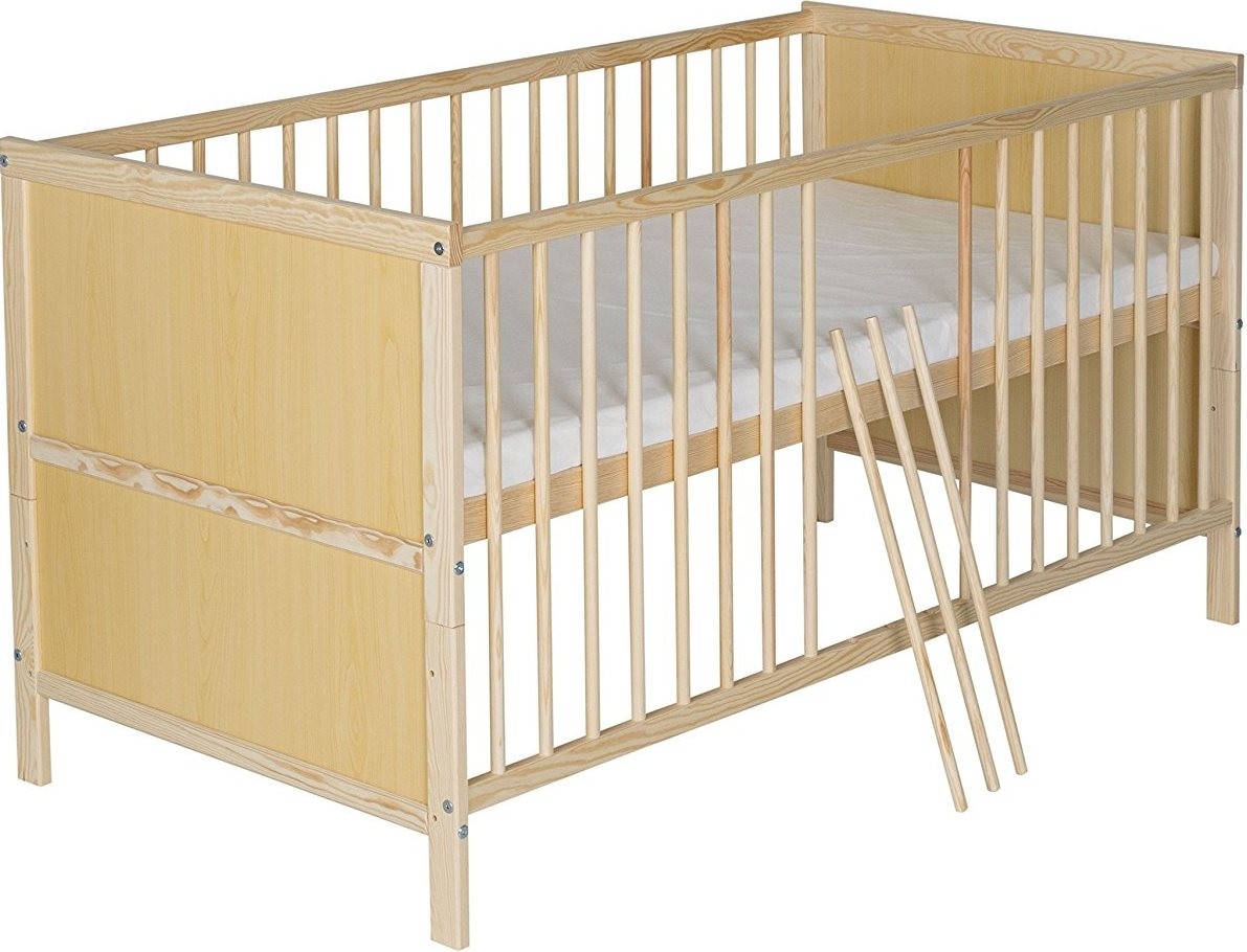 Schardt Lit évolutif à barreaux pin massif naturel Lenny 70 LesTendances.fr