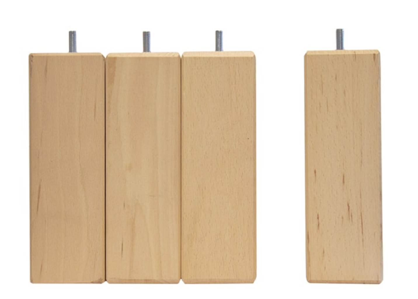 Lot De 4 Carrés En Soie - Coloris Clairs Et Doux - Occasion En Très Bon état