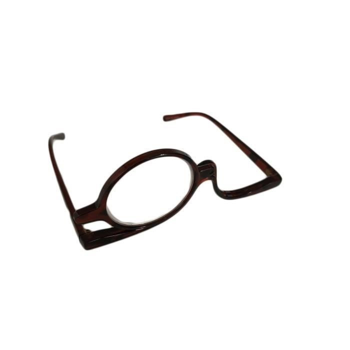 loupe x4 de maquillage VITAEASY Dioptrie +4 Marron