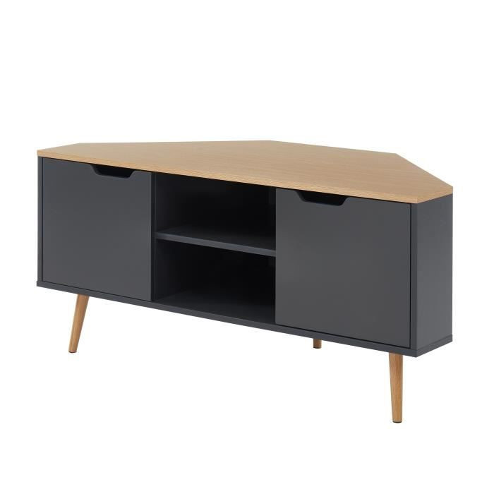 meuble tv angle style industriel