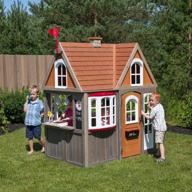 Kidkraft enfant en bois Greystone Cottage LesTendances.fr