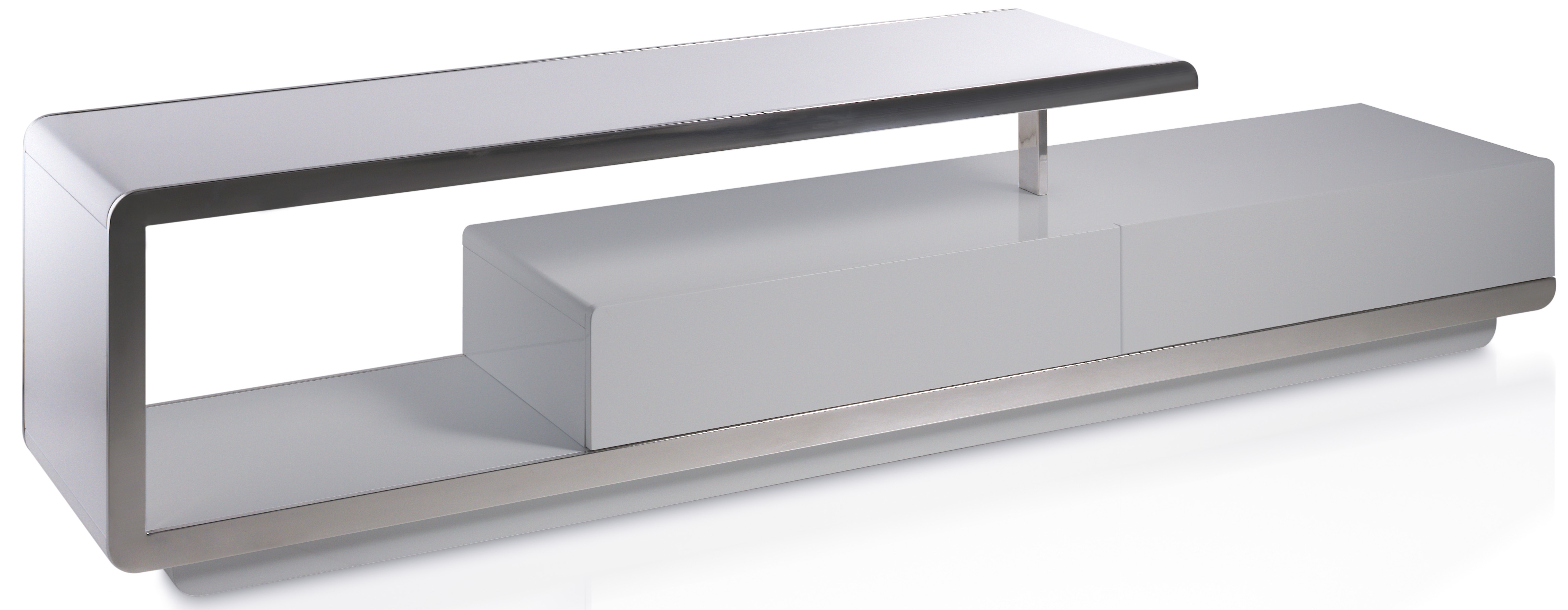 meuble tv bas gris