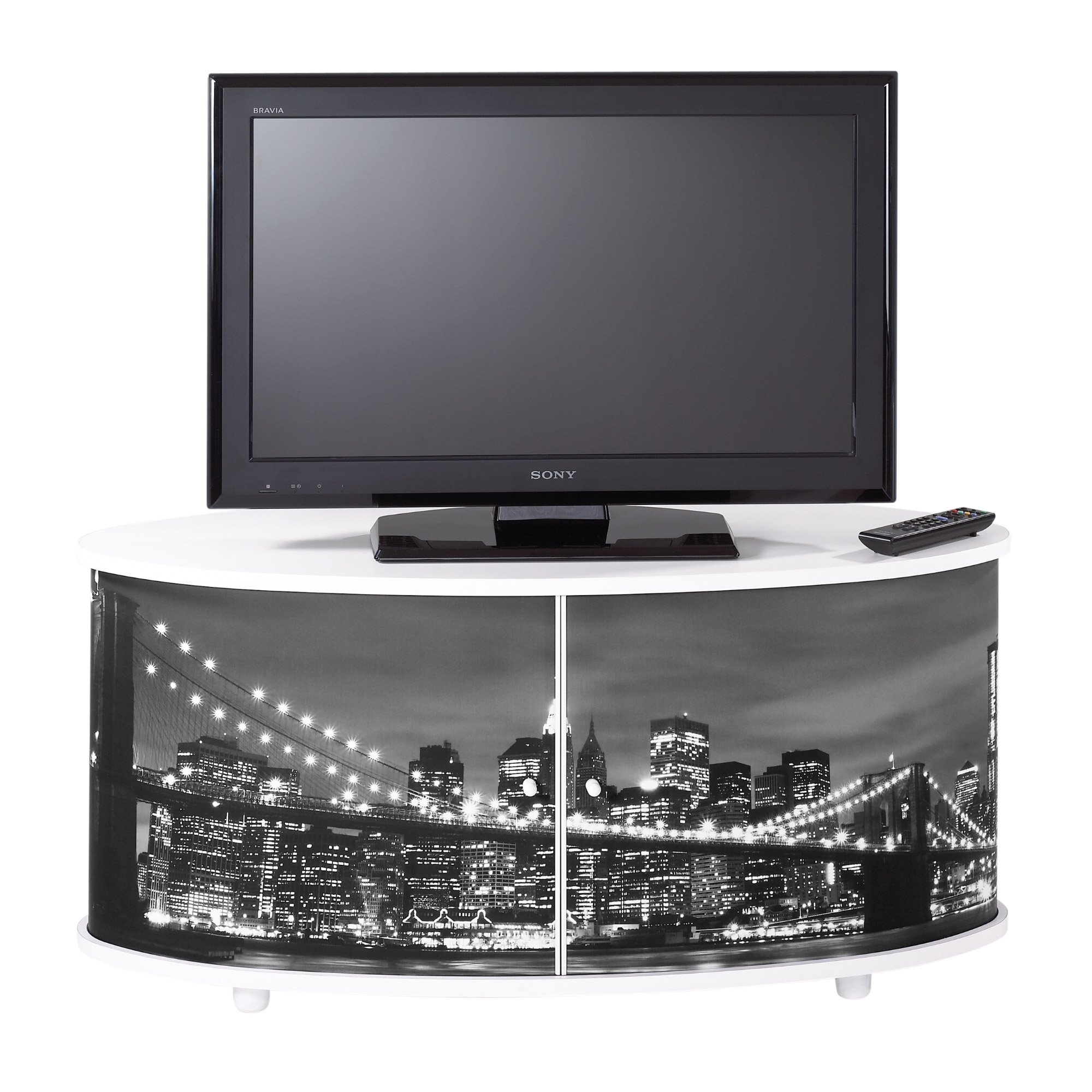 meuble tele coulissant