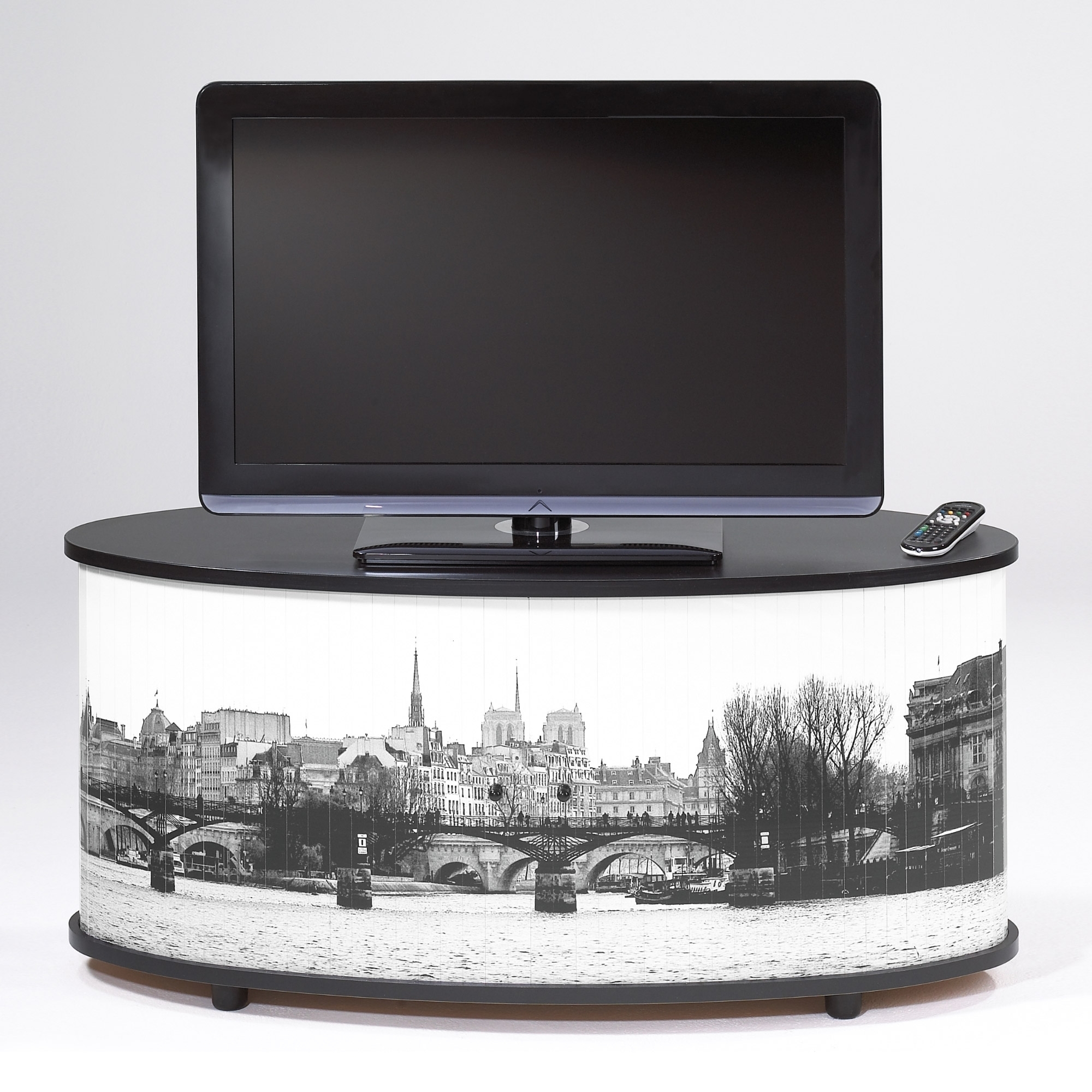 meuble tele coulissant