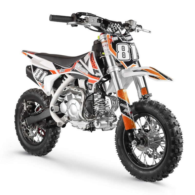  Moto  cross enfant  60cc automatique orange et blanc Super 