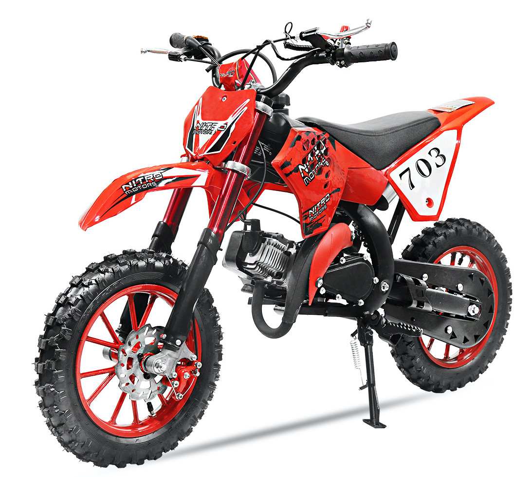  Moto  enfant  Super cross 49cc 10  10  rouge LesTendances fr