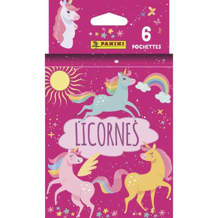 Album Panini Licornes + 50 Pochettes (250 Stickers) | Collection Complète, Loisirs Enfants | Univers Magique Licornes