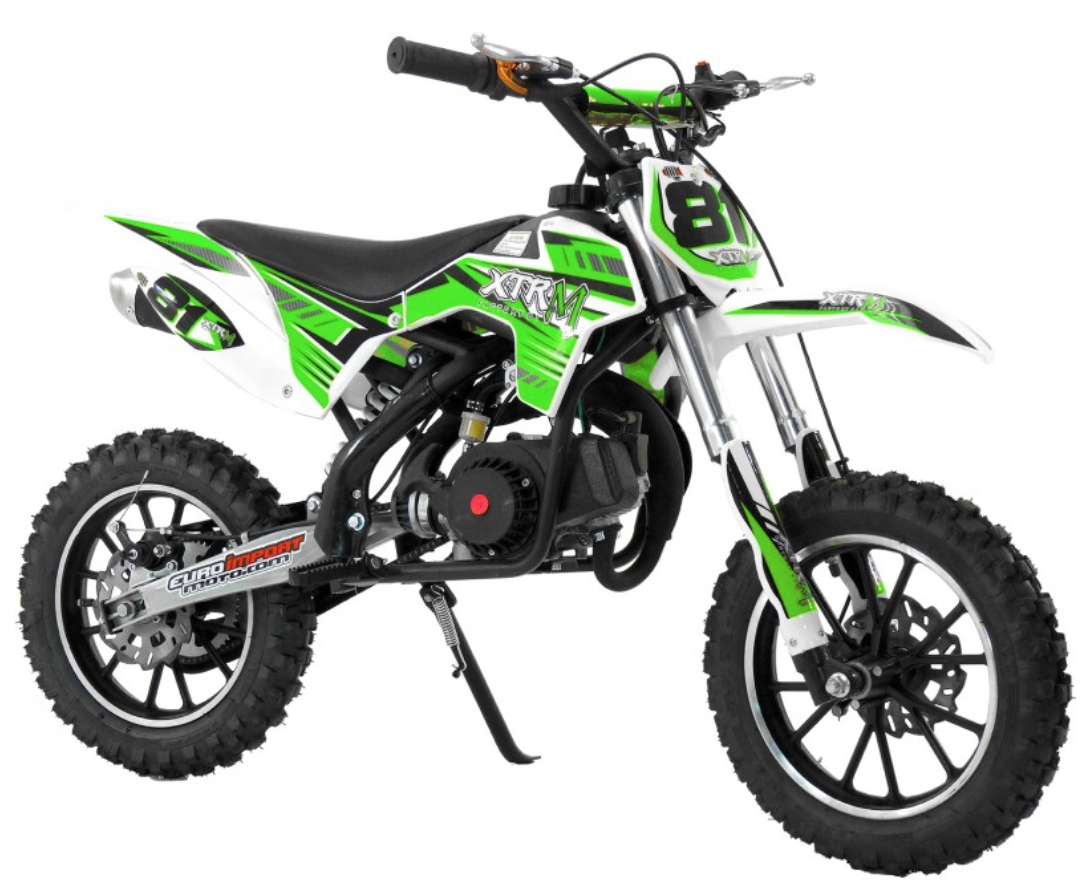 Pocket Cross Racing 50cc 2T Vert LesTendances.fr