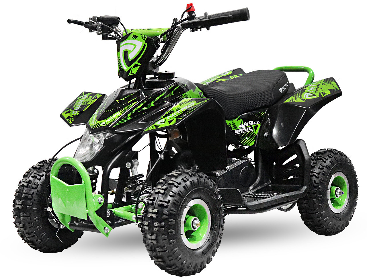 Pocket quad 49cc Madox 4" noir et vert LesTendances.fr