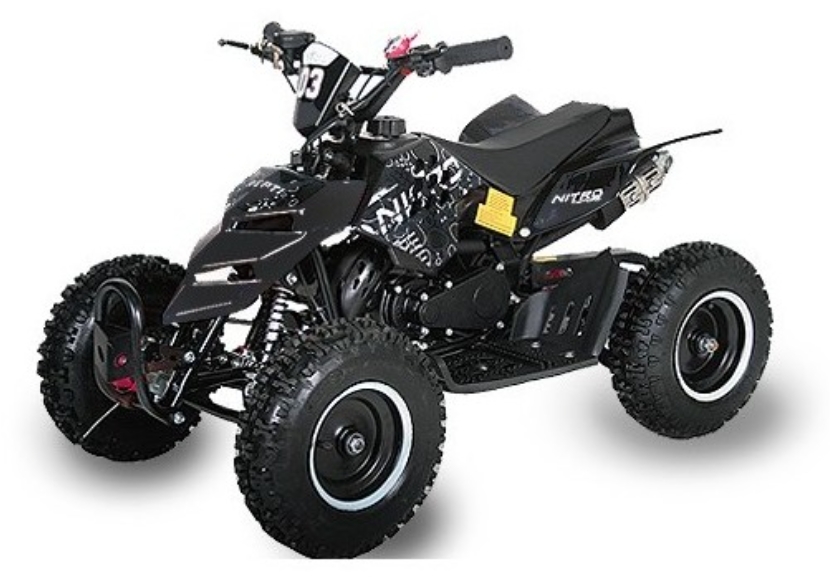 Repti de luxe 49cc noir 4" Quad enfant | LesTendances.fr