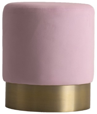 Tabouret Repose-pieds Rond Moderne En Velours, Pouf De Coiffeuse Rembourré Avec Fonction De Rangement, Siège/plateau, Table Basse, Coiffeuse Avec Pied En Métal Doré (lin à Carreaux Noirs) Keep It In