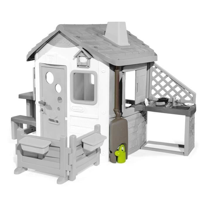 SMOBY Acs Maison Néo Jura Lodge Recuperateur d'Eau LesTendances.fr