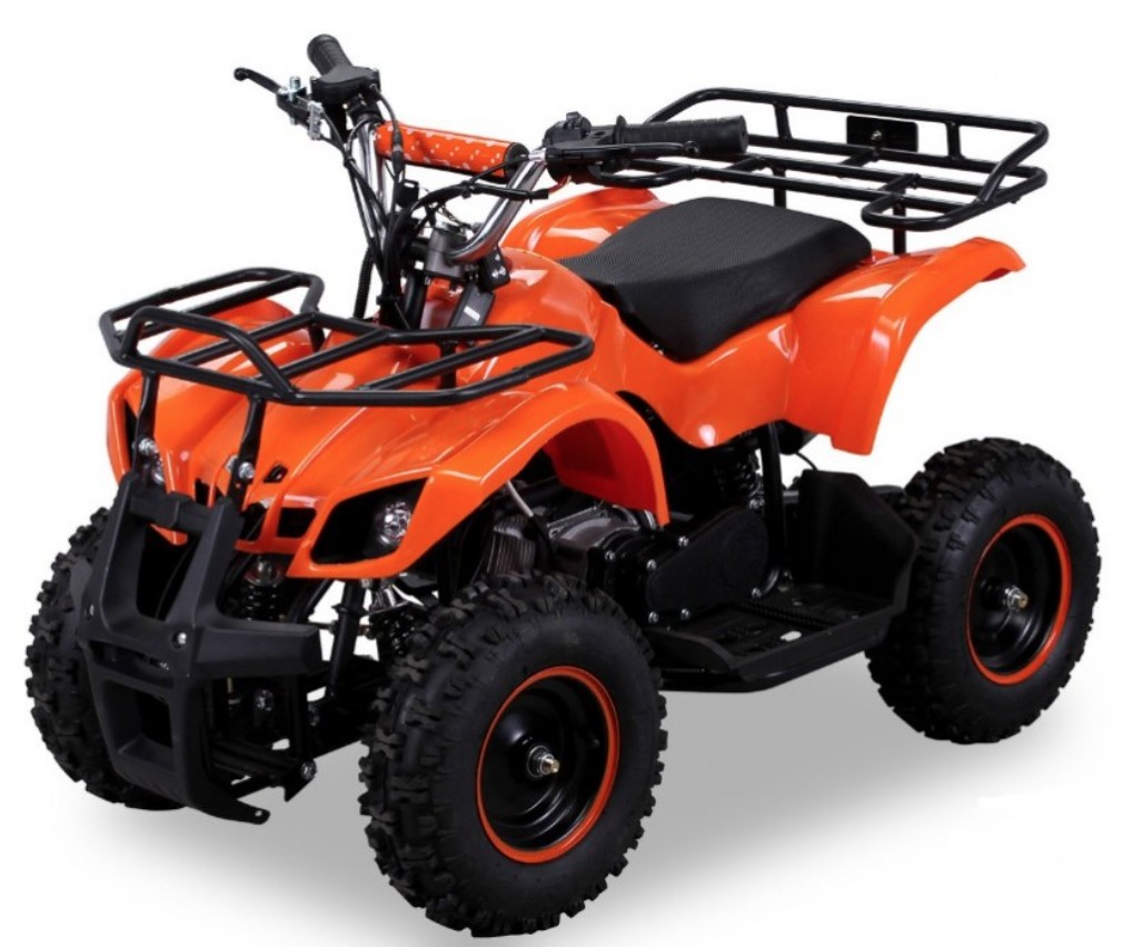 Torino 49cc e-start orange 6" Quad enfant avec porte bagages ...