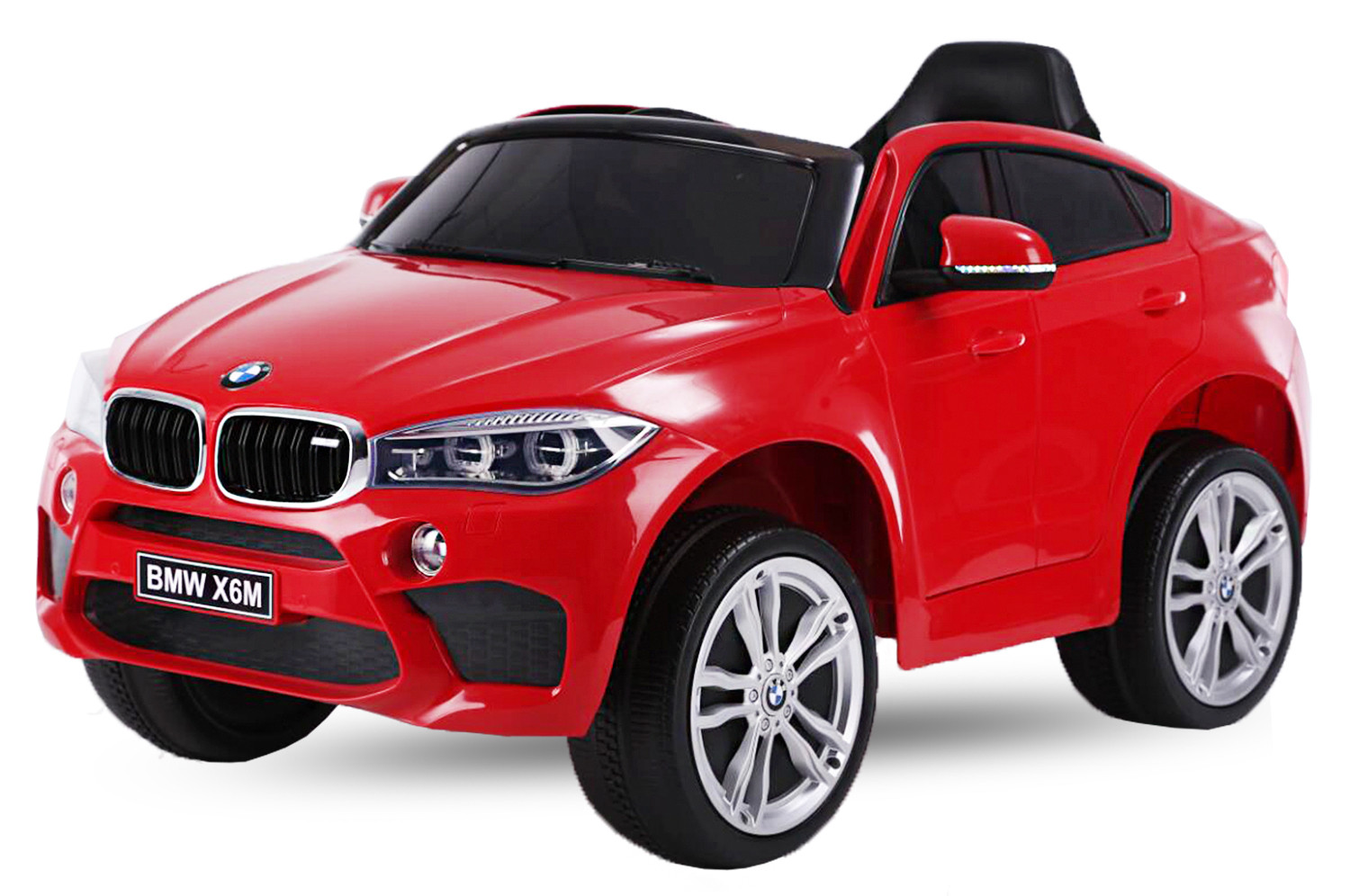 BMW Voiture  lectrique enfant BMW X6M luxe rouge  