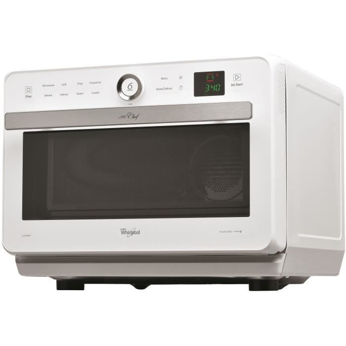 WHIRLPOOL JT469WH Microondes Jet Chef 33 L 6eme SENS Combi Crisp